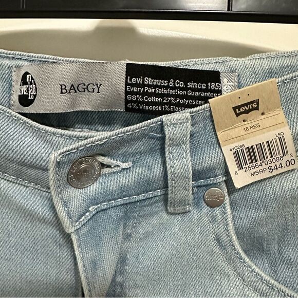 Levi’s Silvertab Baggy Women’s Jeans Size 16 Regular - Picture 3 of 5